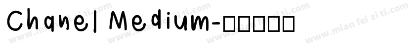 Chanel Medium字体转换